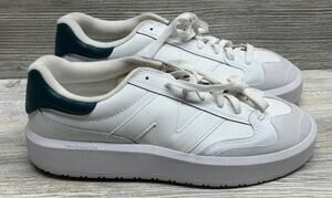 New Balance CT302LF Mens Sneakers Size 12 White Green Teal Casual Platform Shoes